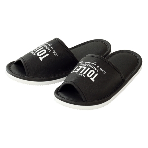 PVCトイレスリッパ L BK