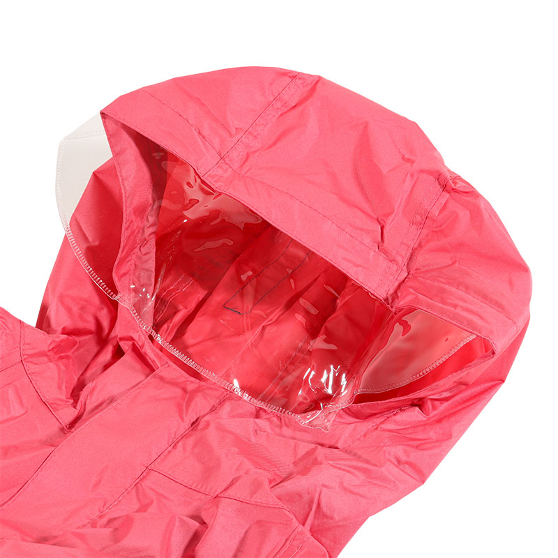 ワイドレインスーツ ピンク×チャコール