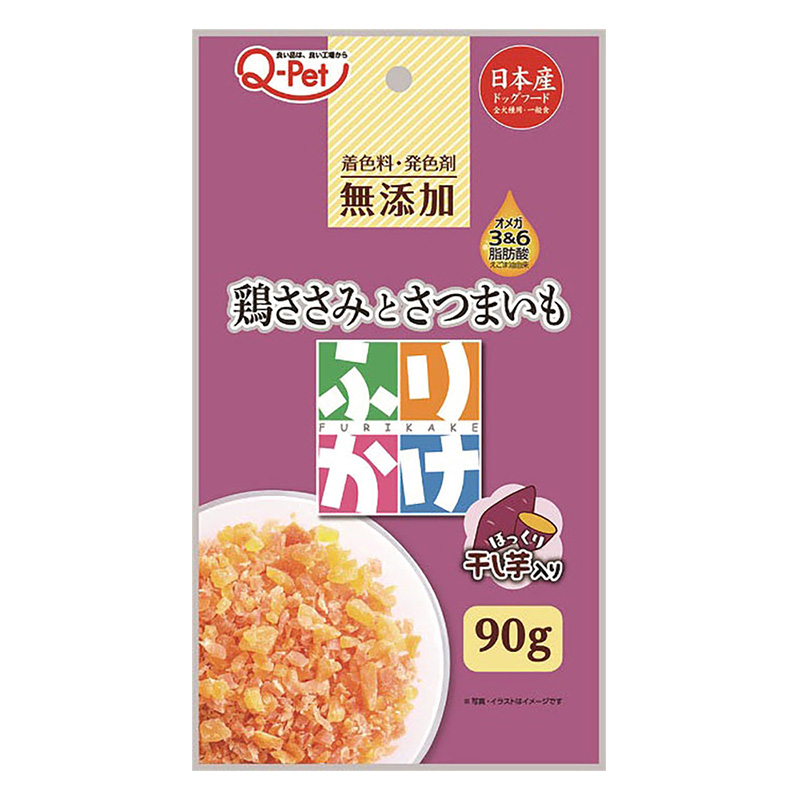 Q-Pet ふりかけささみお芋 90g