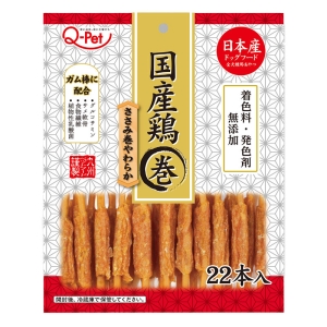 Q-Pet 国産鶏ささみ巻きやわらか 22本