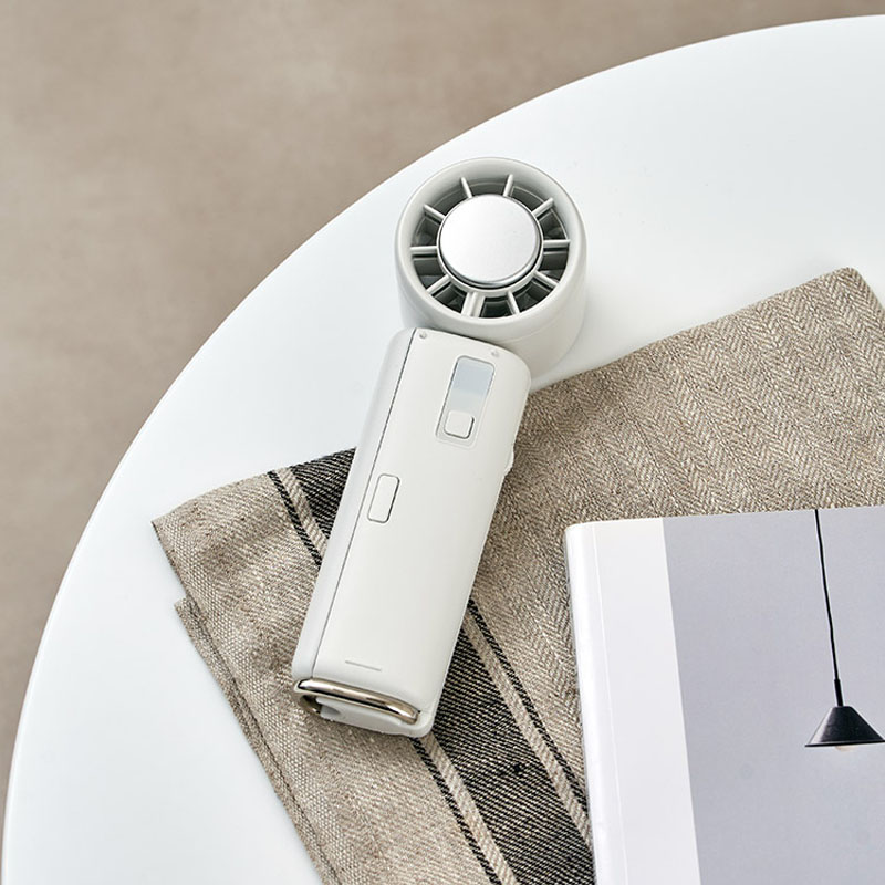 ペルチェ冷却機能日傘ファン リリーホワイト LCAF037-LW