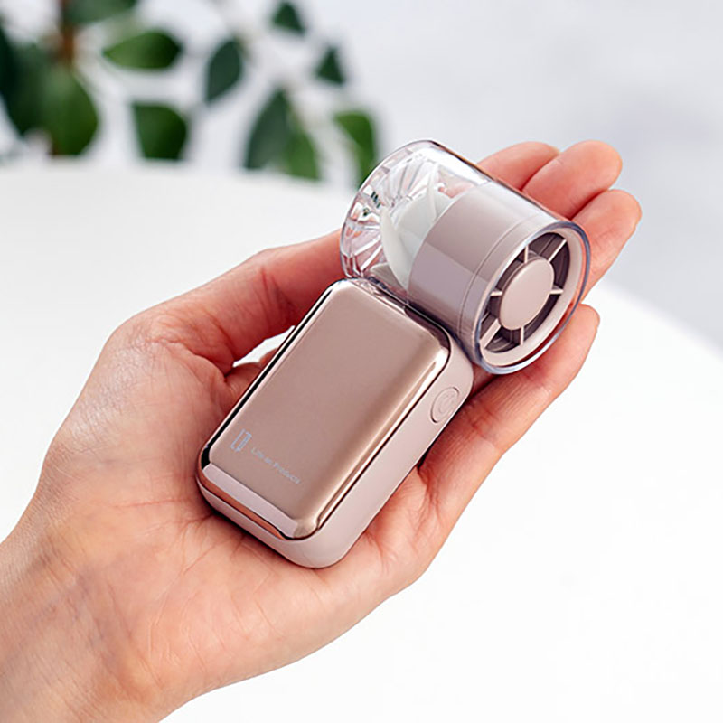 ミニターボハンディファン ベージュ LCAF041-BG