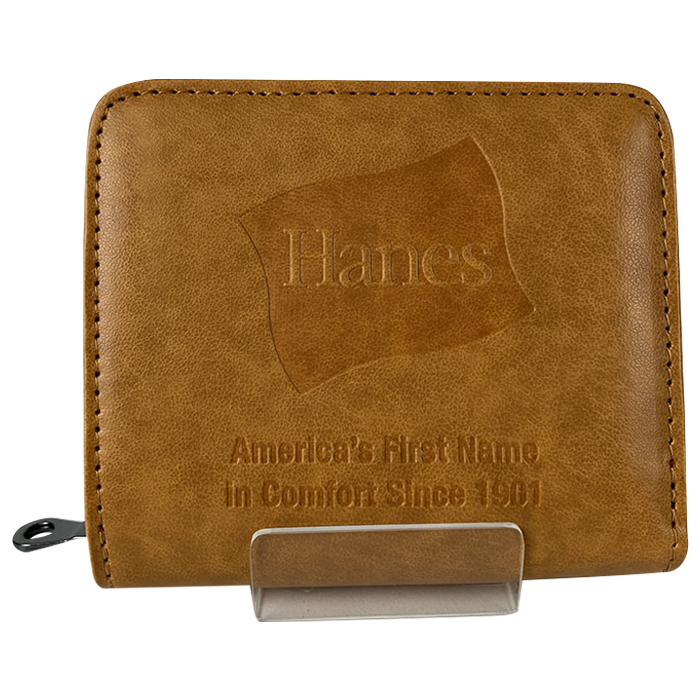 Hanes 型押  R札入 キャメル
