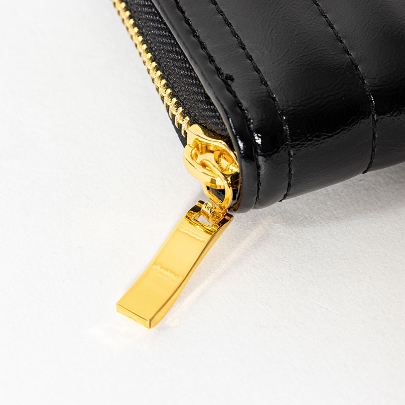 キルト長財布 ブラック