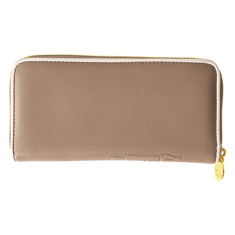 スヌーピー 型押し 長財布 グレー