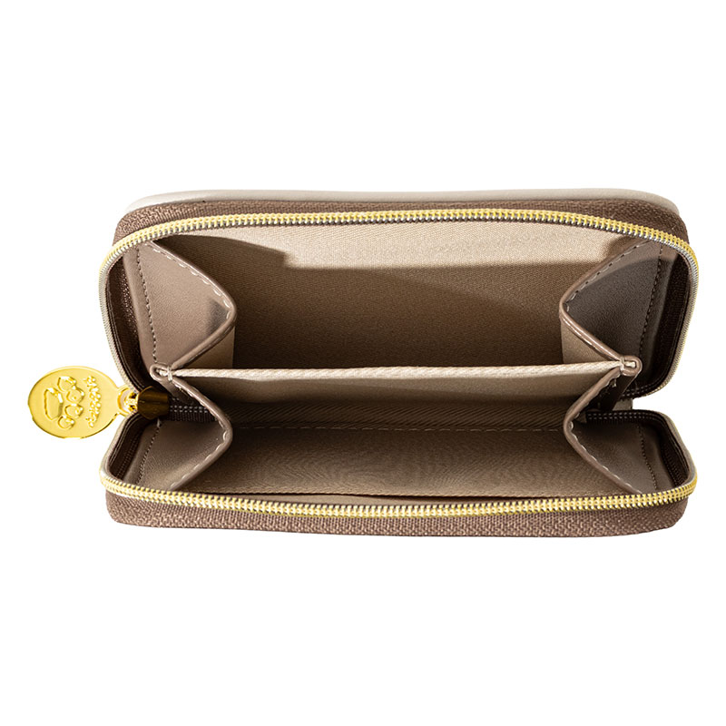 スヌーピー 型押し 小銭入れ グレー