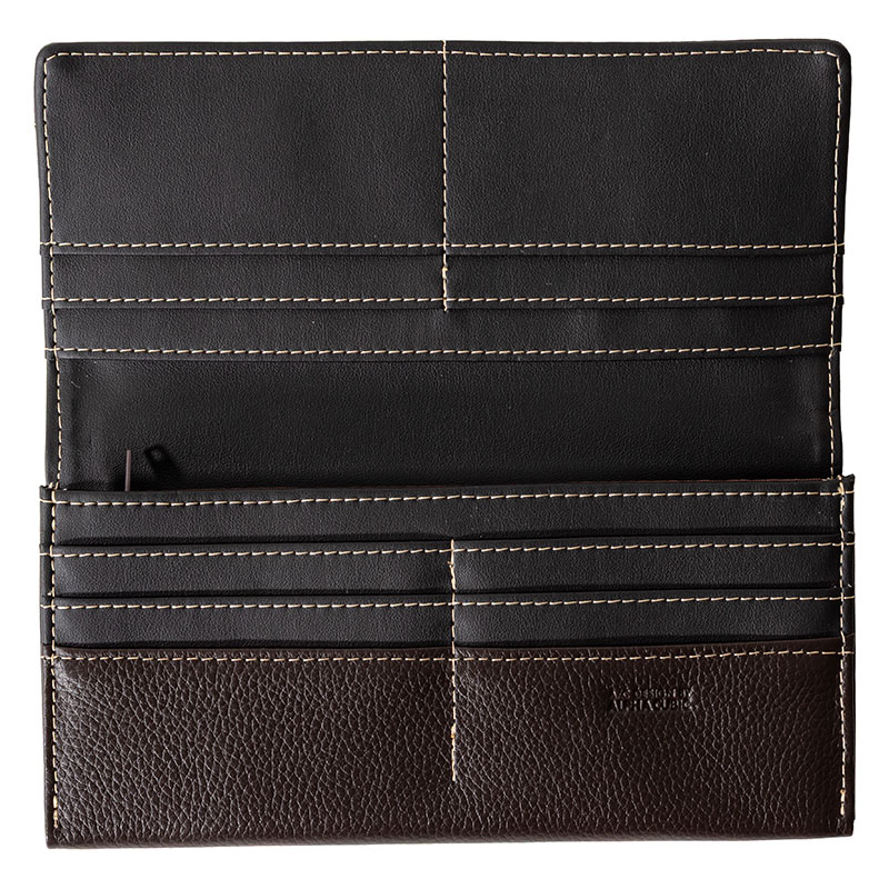 ベーシック 長財布 ブラウン