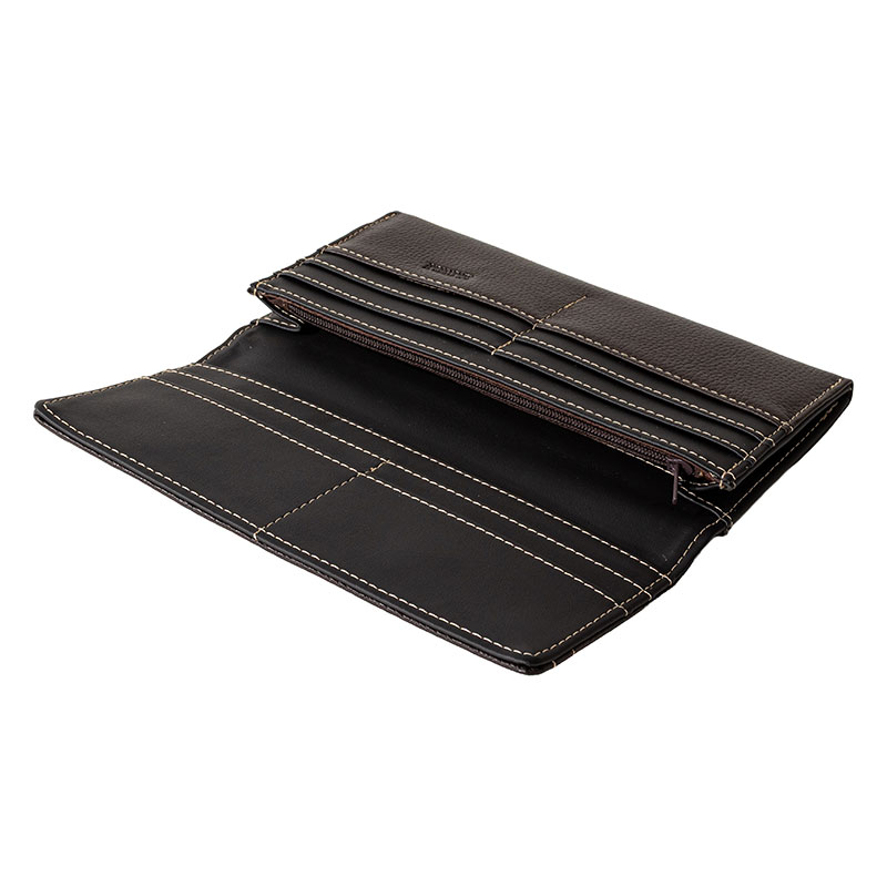 ベーシック 長財布 ブラウン