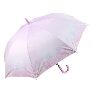 晴雨兼用 UV ノスタルジックシティ  グッドナイトパープル 55cm 954-005