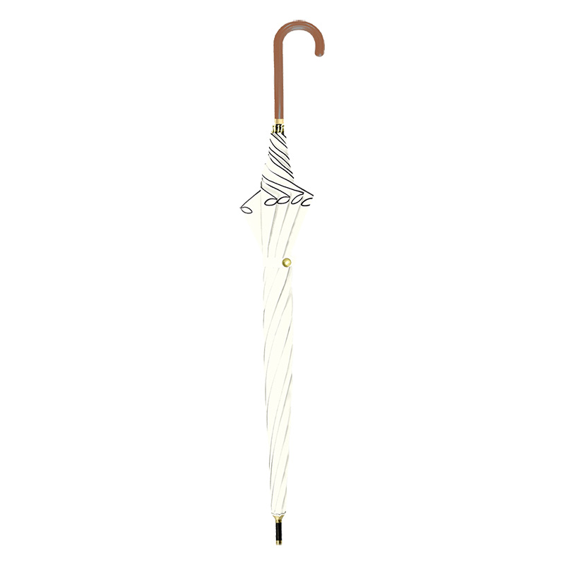 レディース 晴雨兼用 長傘 フルール 55cm