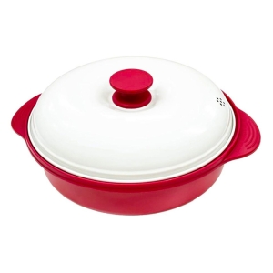 レンジで焼ケール 深型 蒸しプレート付 レシピ付(34品)
