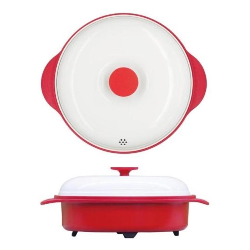 レンジで焼ケール 深型 蒸しプレート付 レシピ付(34品)