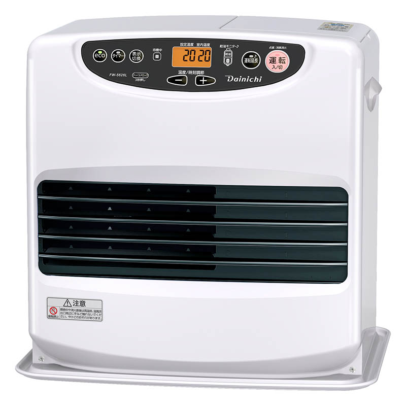 石油ファンヒーター FW-5626L(W) ムーンホワイト