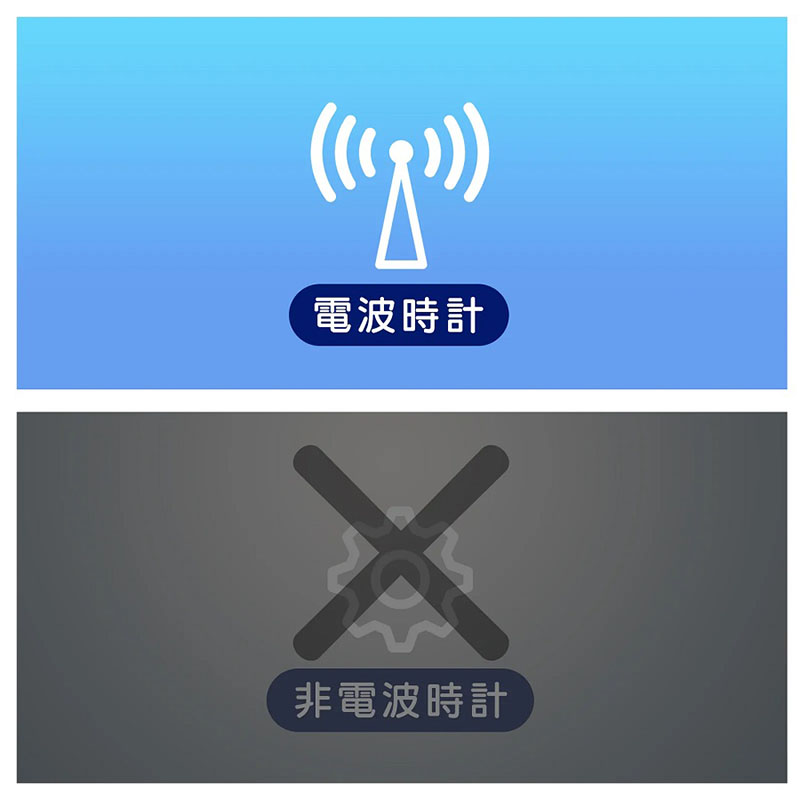 MAG デジタル電波自動点灯目覚まし時計 ロン T-790WH-Z