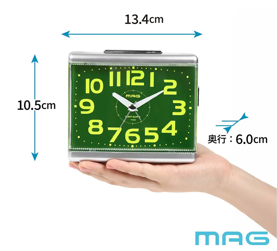 MAG アナログ目覚まし時計 T805SMZ
