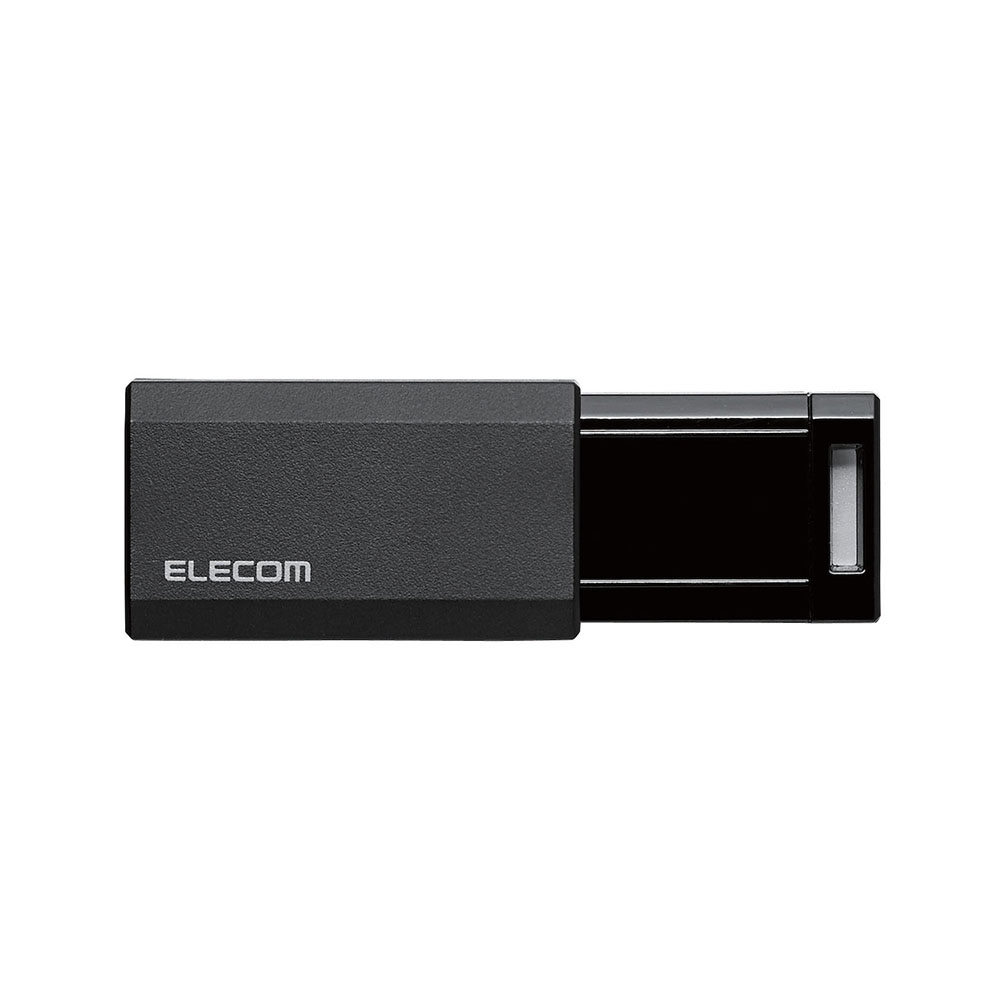 USB3.1(Gen1)対応 ノック式USBメモリ 16GB ブラック