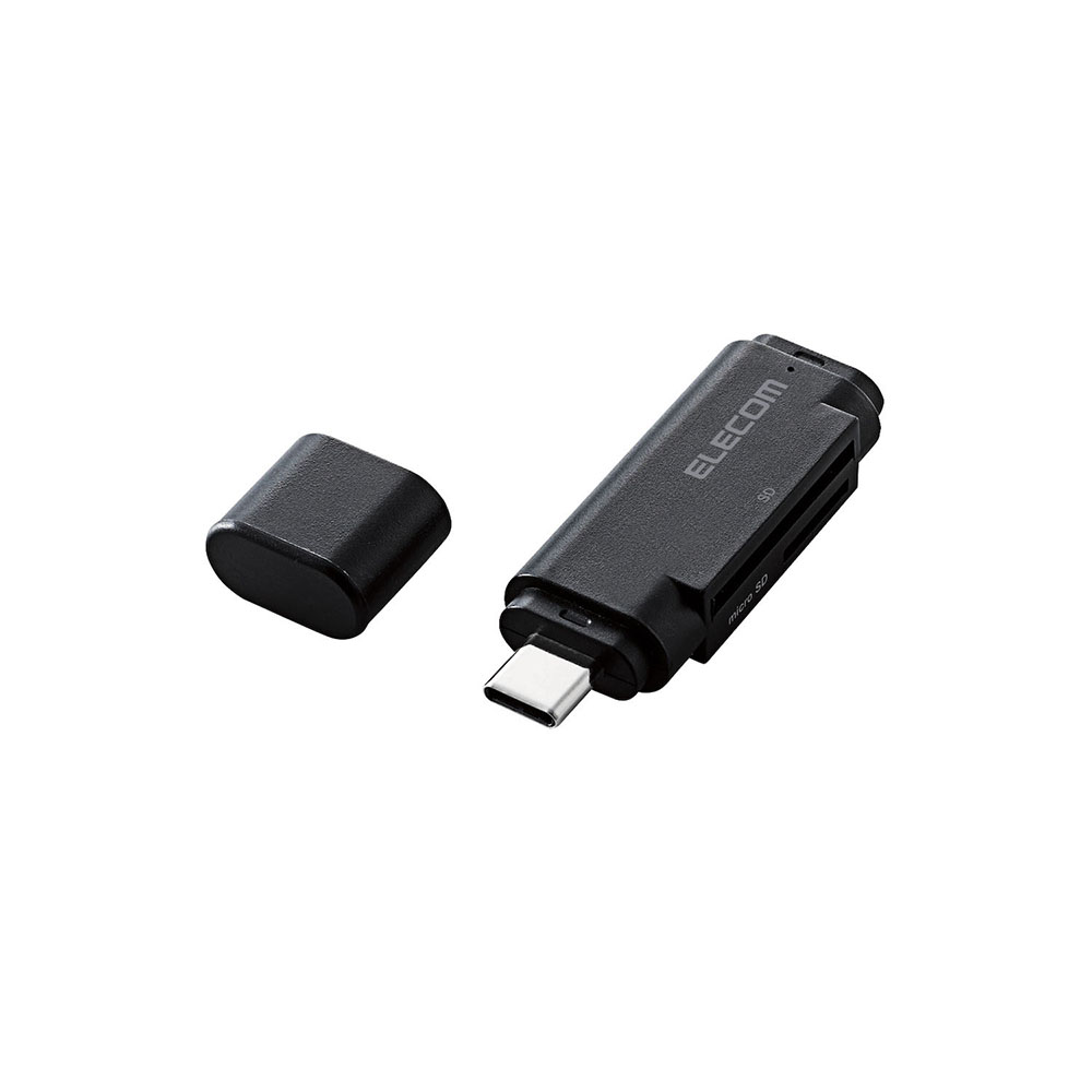 USB Type-Cメモリリーダライタ(スティックタイプ) ブラック