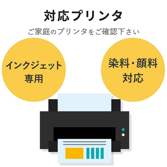 光沢はがき用紙 厚手 100枚入り