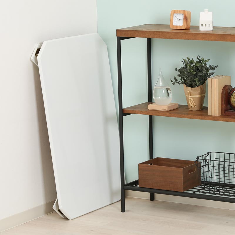 UVローテーブル ルーチェ ホワイト 90×60cm