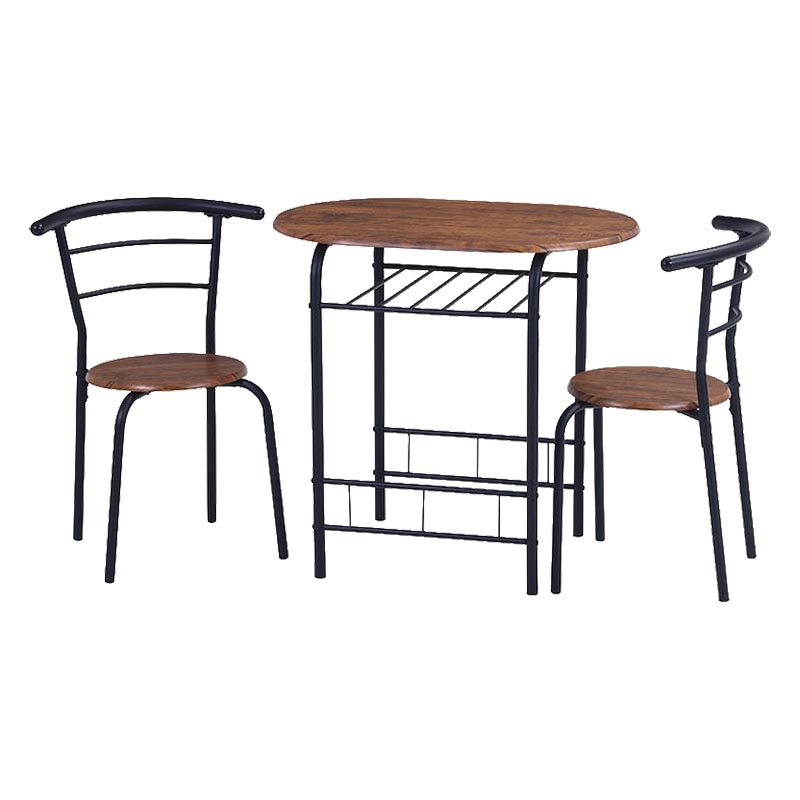 ■【F】ダイニング3点セット 幅81×奥行53×高さ75cm