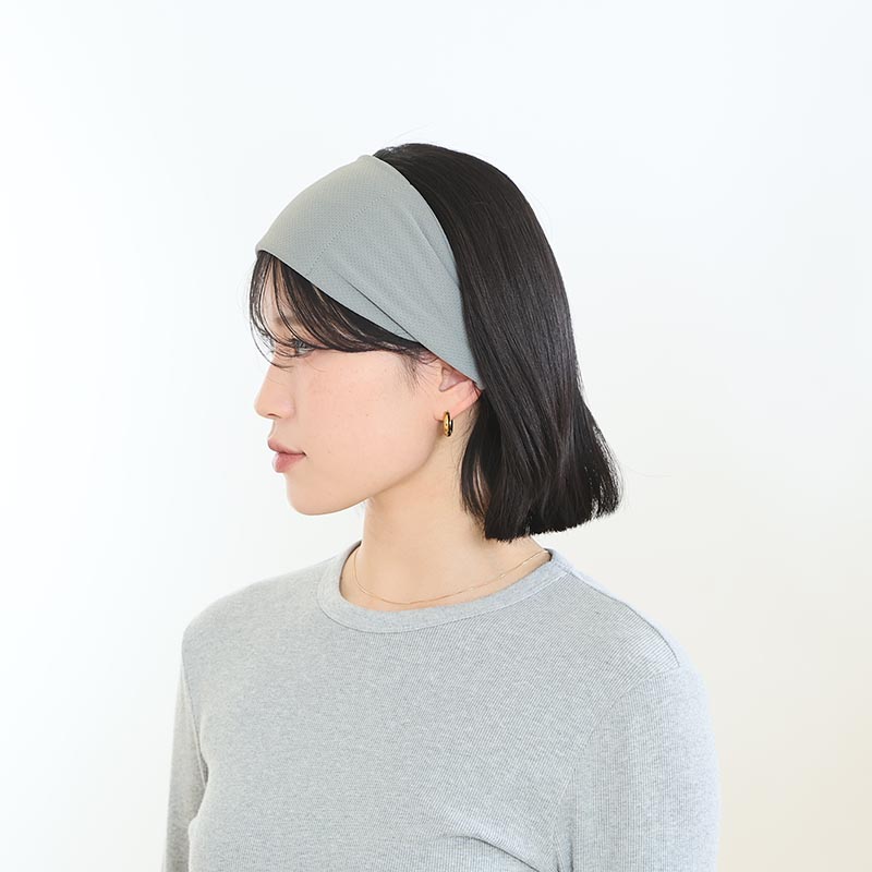 UVクールネック ヘアバンド 保冷剤付き グリーン