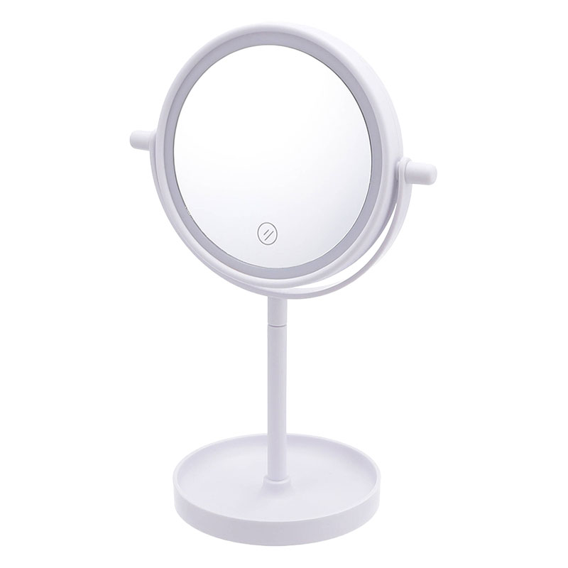 卓上LEDミラー ラウンド ホワイト