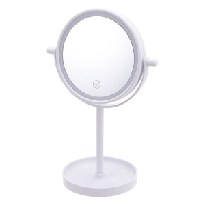 卓上LEDミラー ラウンド ホワイト