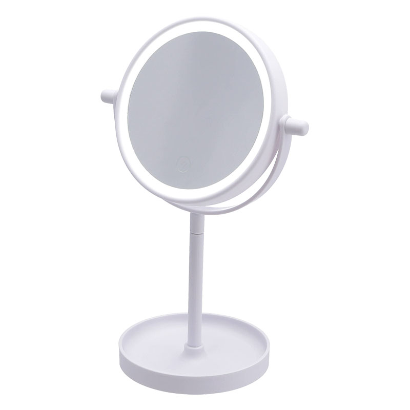 卓上LEDミラー ラウンド ホワイト