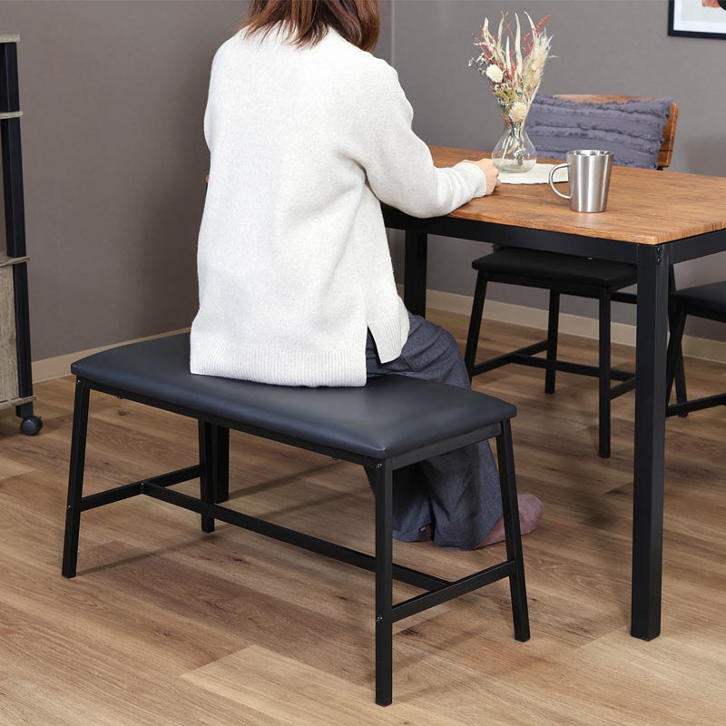 ■【F】マリー ダイニングセット4点 ヴィンテージ 幅110×奥行70×高さ72cm