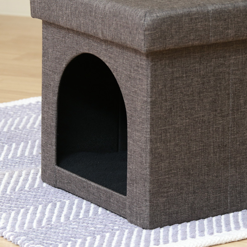 ペットハウススツール mini □30cm チャコール