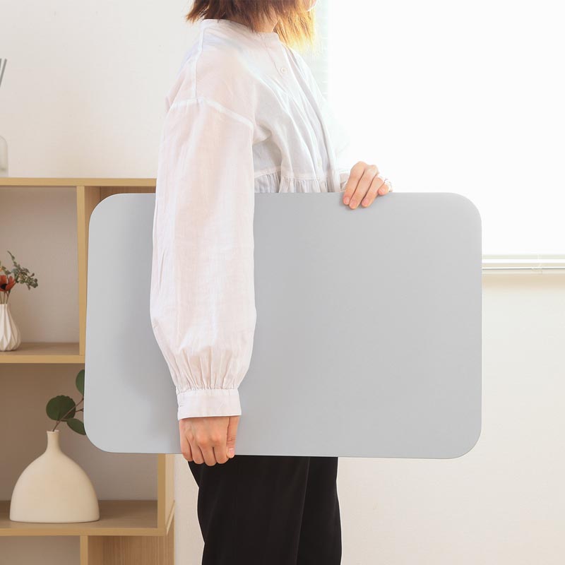くすみカラー ローテーブル クレール グレー 60×40cm