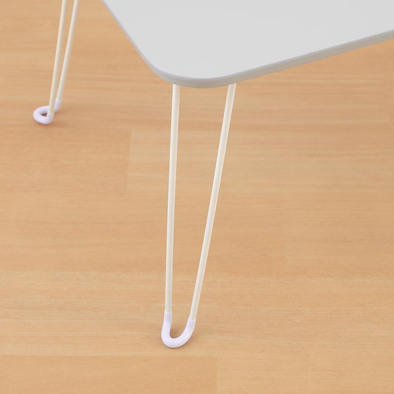 くすみカラー ローテーブル クレール グレー 60×40cm