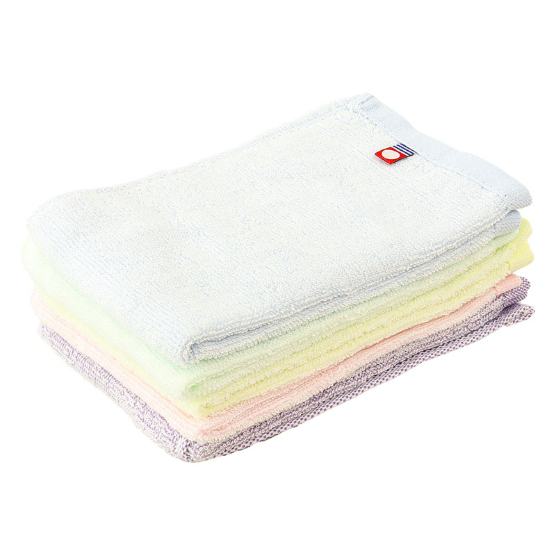 今治ハンドタオル 32×34cm 5枚セット カラーアソート
