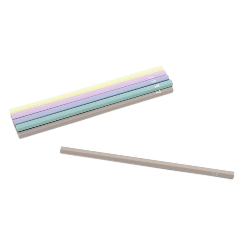 くすみカラー鉛筆 HB 10本入