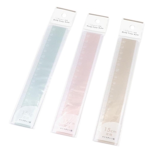 15cm定規 くすみカラー