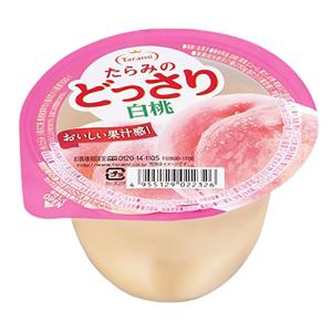 たらみのどっさり 白桃ゼリー 230g