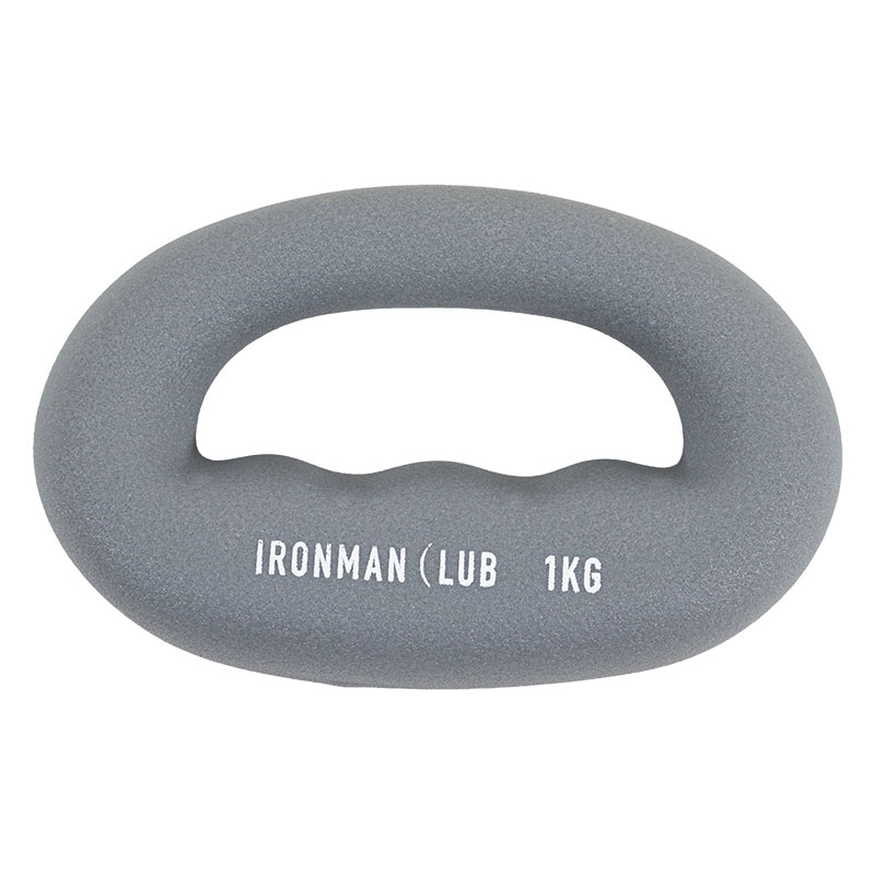 鉄人倶楽部 ジョギングダンベル 1.0kg クールグレー