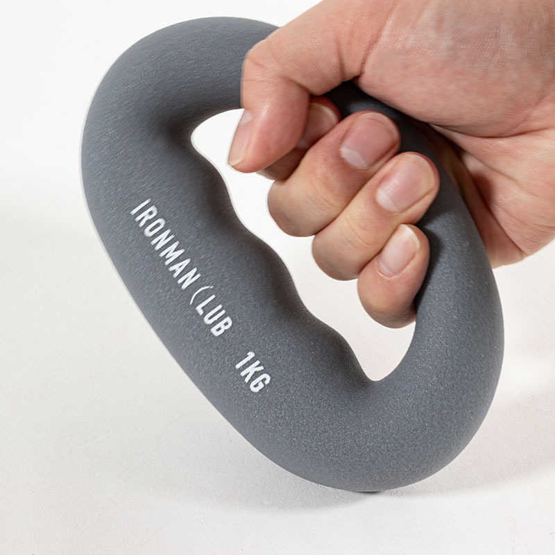 鉄人倶楽部 ジョギングダンベル 1.0kg クールグレー