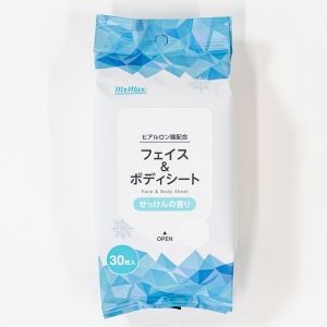 フェイス&ボディシート せっけんの香り 30枚