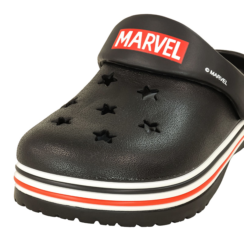 キッズ サンダル MARVEL ブラック