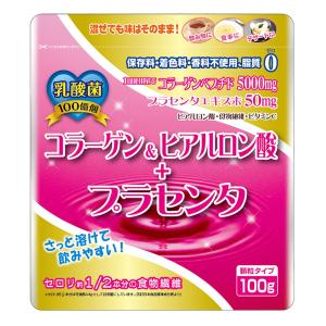 コラーゲン&ヒアルロンサン+プラセンタ100g