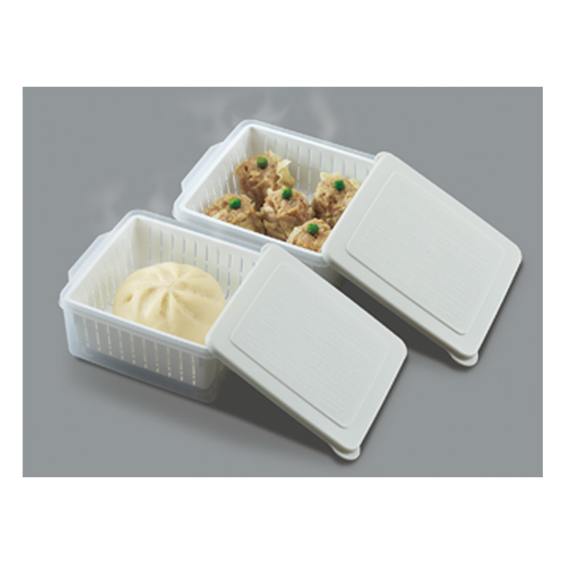 電子レンジで調理 保存もできる温野菜 グレー