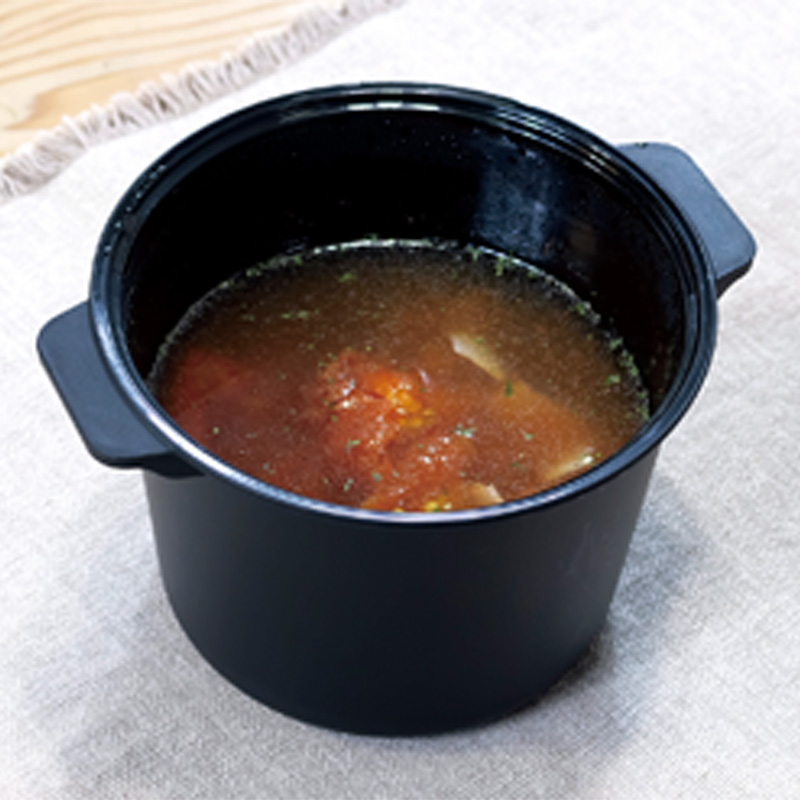 レンジでまるごと野菜スープ ブラック