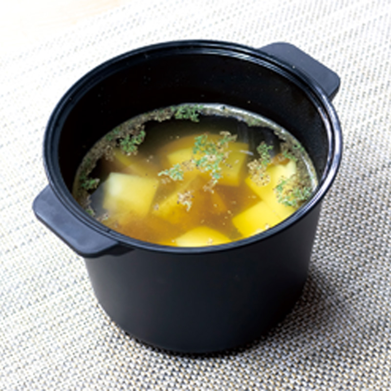 レンジでまるごと野菜スープ ブラック