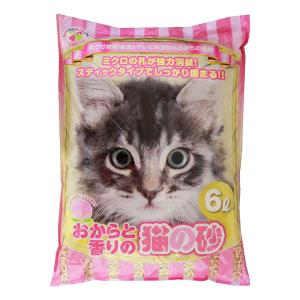 おからと香りの猫の砂 6L ピーチ