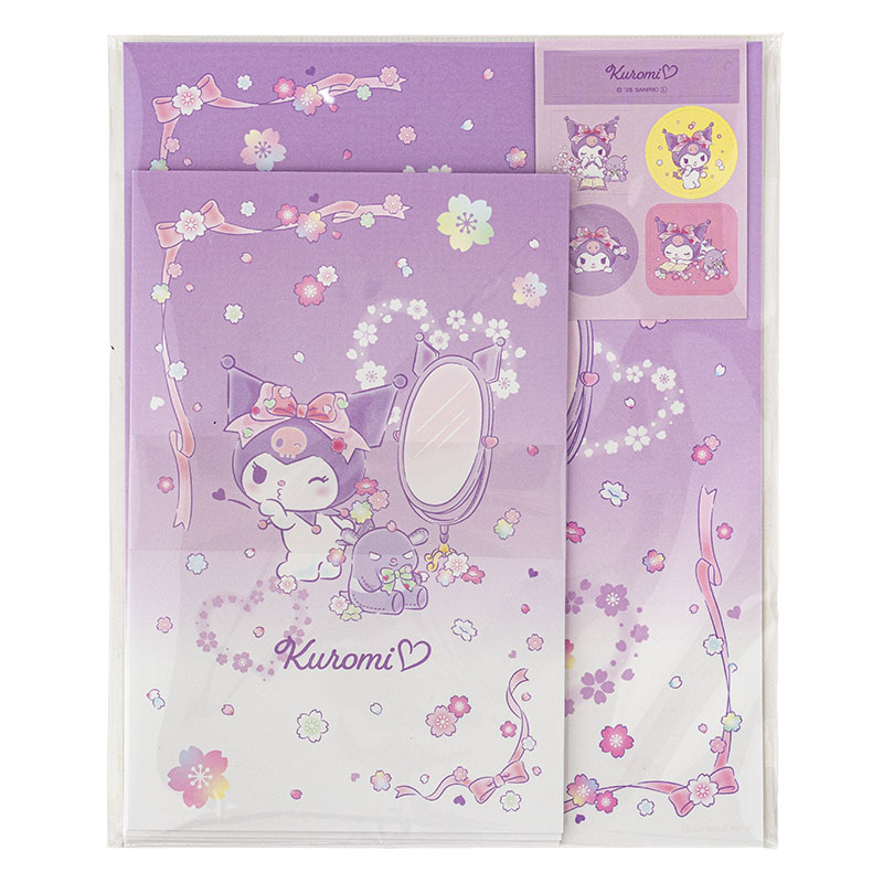 レターセット クロミ さくらマジック (便箋8枚+封筒4枚+シール付き)