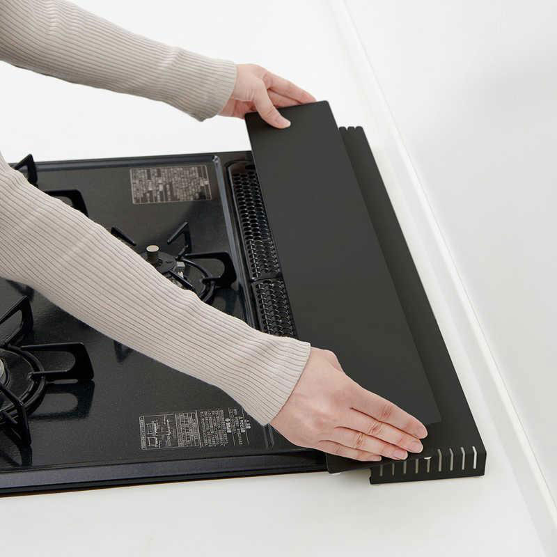 【お取り寄せ商品】排気口カバー 奥行調節 KHC-D60BK