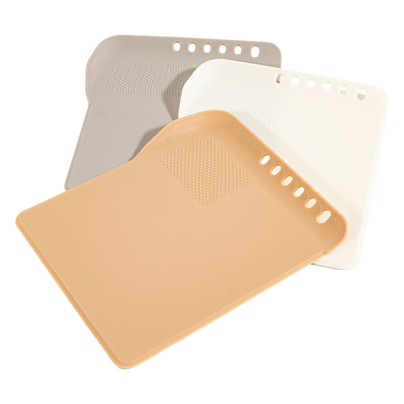 シェルパEX 抗菌まな板 3色セット(ブラウン・グレー・ホワイト) 簡易おろし付き