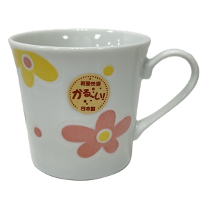 軽量マグ 花あそび 赤 280ml
