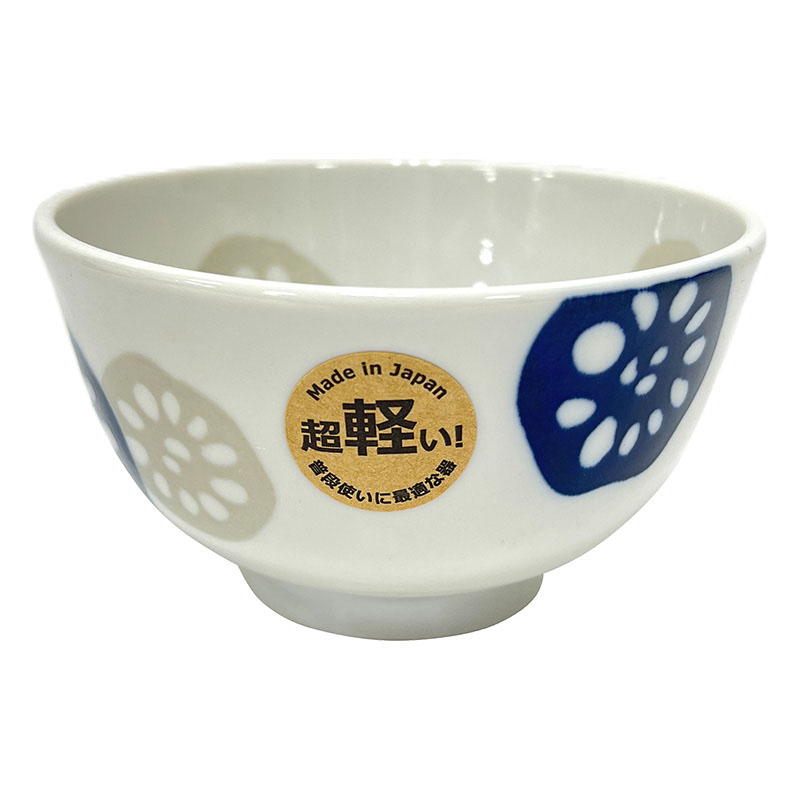 美濃焼 軽量小丼 れんこん 520ml